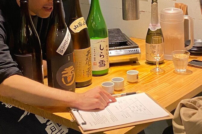 sake-tasting-and-japanese-calligraphy-experience
