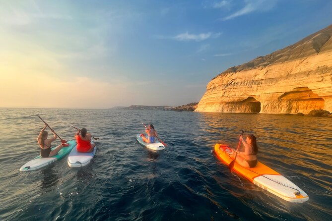 sup-sunset-paddling-to-ta-marija-caves