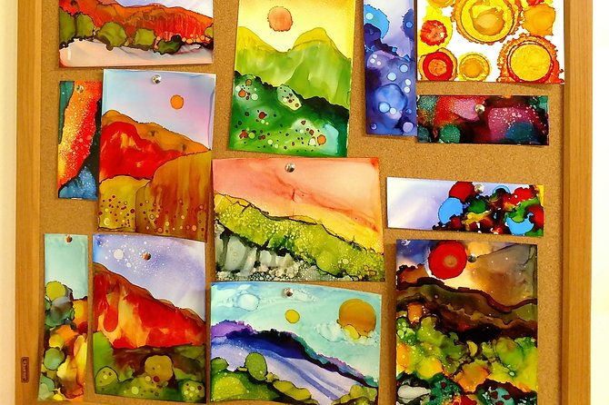 alcohol-ink-landscape-art-class-in-estes-park