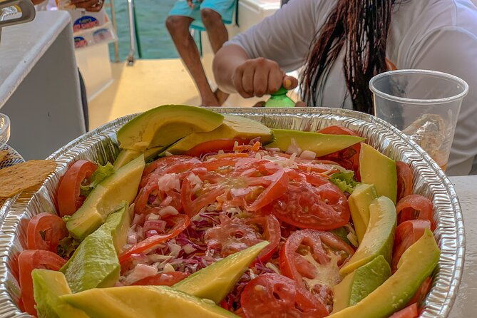 buffet-lunch-exclusive-party-boat-with-slide