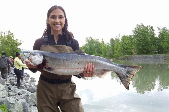 fishing-package-rental-in-anchorage-chestwader-spinning-rod-reel-combo