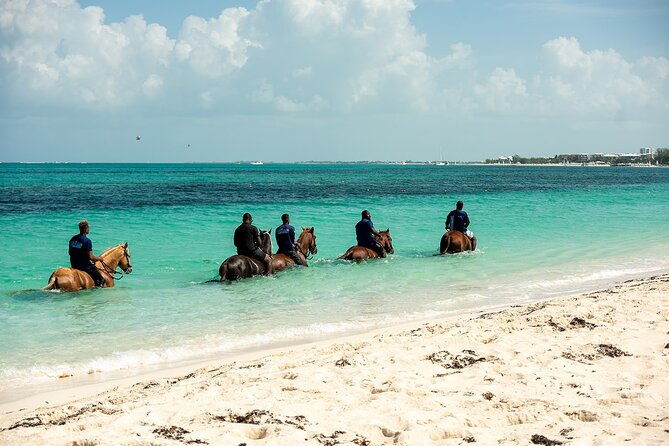group-beach-and-ocean-horseback-adventure-in-providenciales
