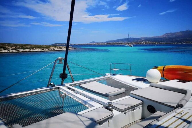 private-full-day-catamaran-cruise-from-paros-with-lunch