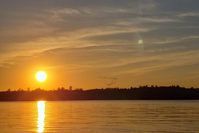 sunset-tour-by-kayak-on-sebago-lake-maine