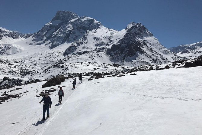 volcano-snow-hike-4k-in-cajon-del-maipo-from-santiago-private-tour