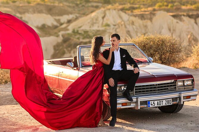 cappadocia-private-photo-shoot-with-flying-dress-vintage-car