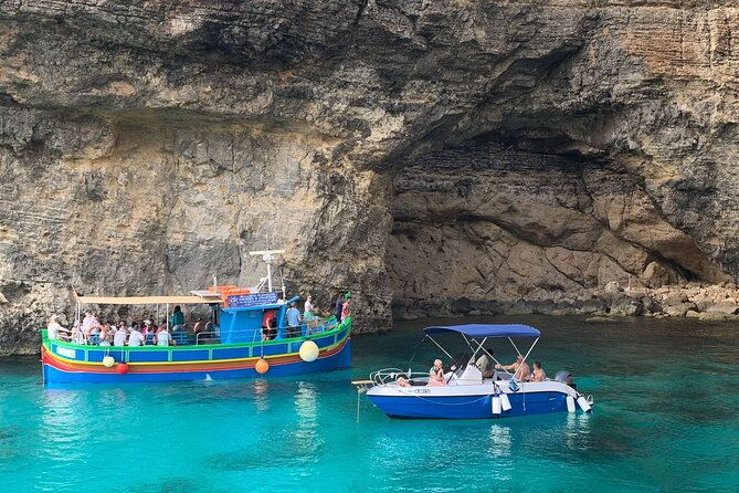 full-day-private-charter-to-crystal-blue-lagoon-caves-gozo