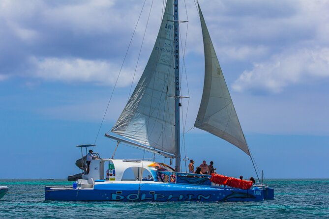 private-catamaran-adventure-cruise-with-rope-swing-and-water-slide