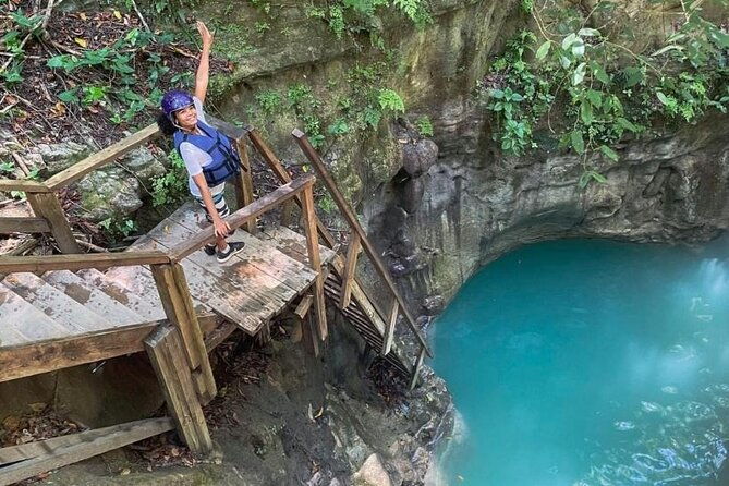 private-damajagua-7-waterfalls-local-food-taino-bay-amber-cove
