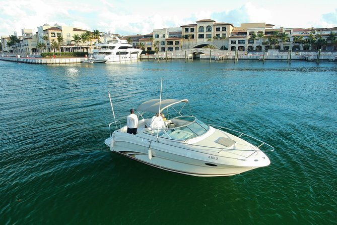 snorkel-sandbar-on-private-searay-yacht-25ft-in-cap-cana-marina-punta-cana