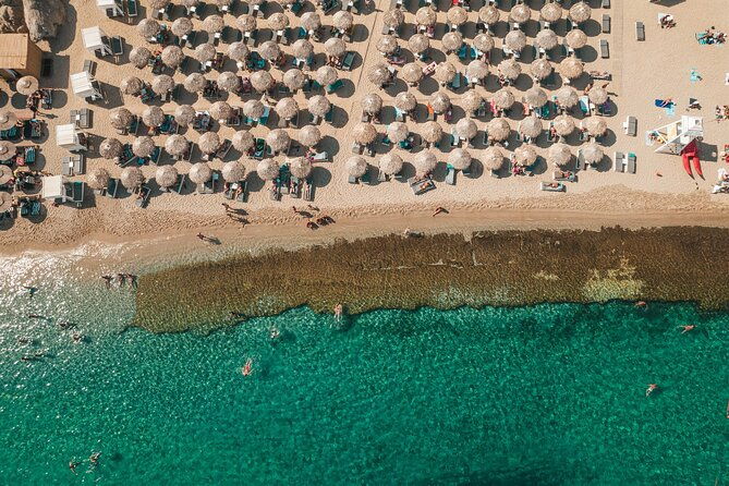 Super Paradise Beach Mykonos Seaside Sunbed (3rd & 4th Row