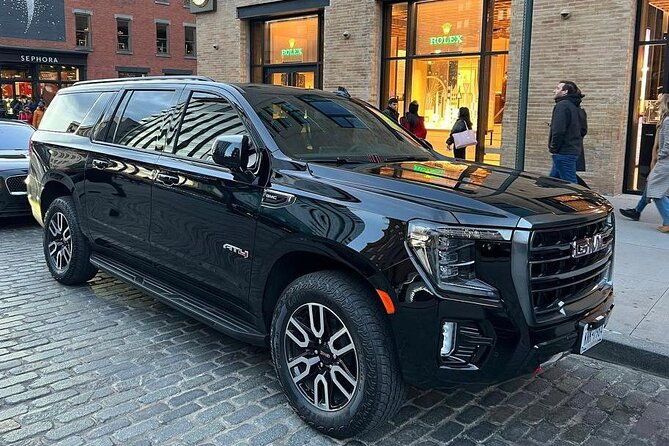 black-suv-7hs-staying-woodbury-outlets-up-to-6pax-free-tax