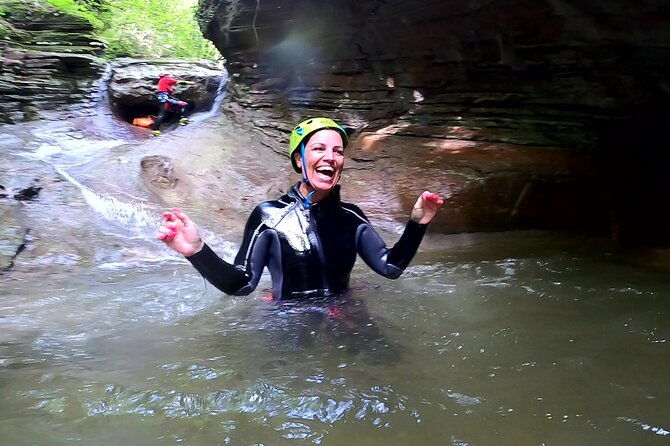 canyoning-in-the-dolomites-lake-santa-croce-val-maggiore