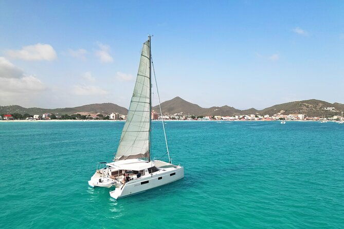 knot-at-work-private-catamaran-tour-in-st-maarten-full-day