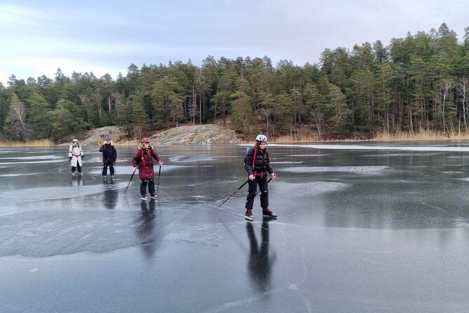 nordic-ice-skating-on-a-frozen-lake-in-stockholm