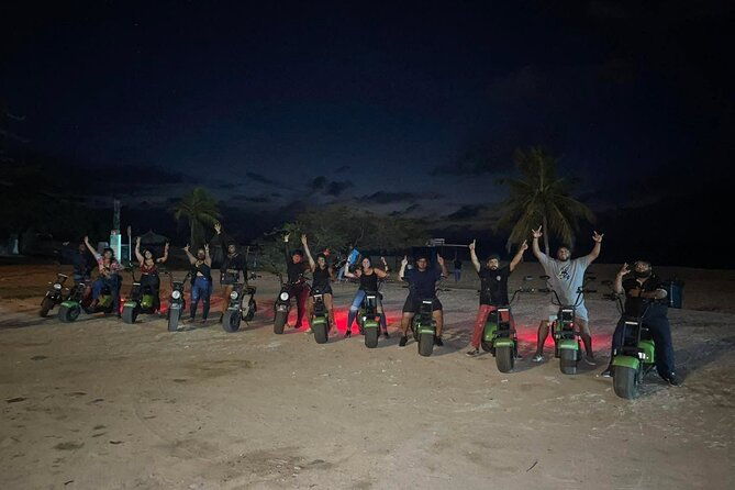 sunset-night-island-tour-in-aruba-on-electric-scooter