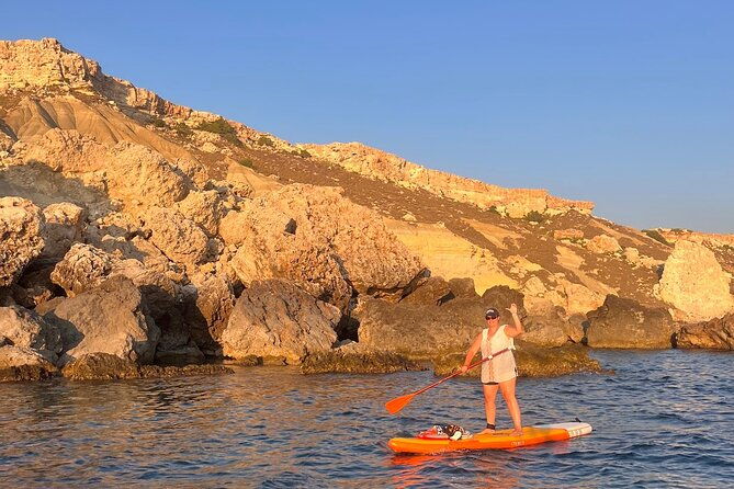 sup-sunset-paddling-to-ta-marija-caves