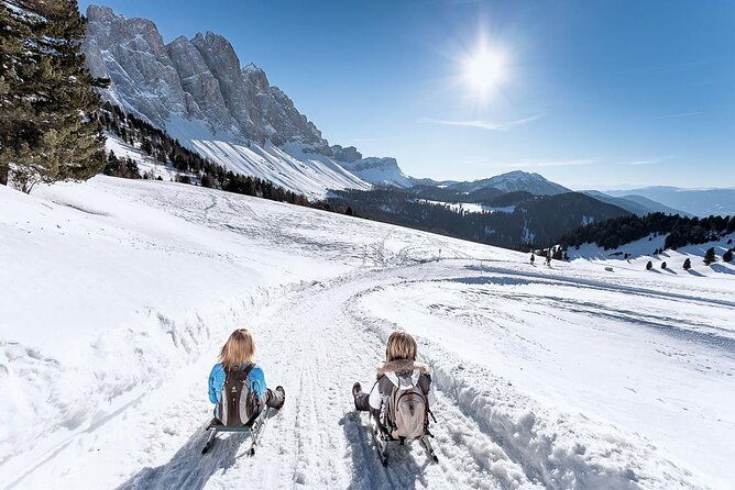 bolzano-dolomites-winter-hiking-sledding-experience