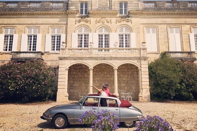 medoc-luxury-wine-trip-from-bordeaux-citroen-ds-limousine-convertible