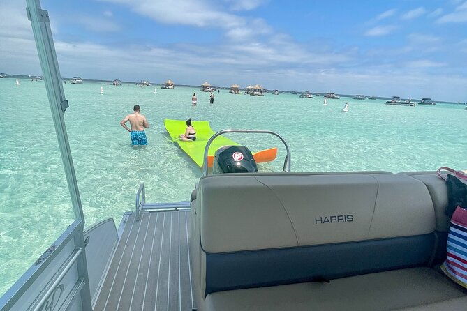 private-crab-island-pontoon-charter-with-inflatables