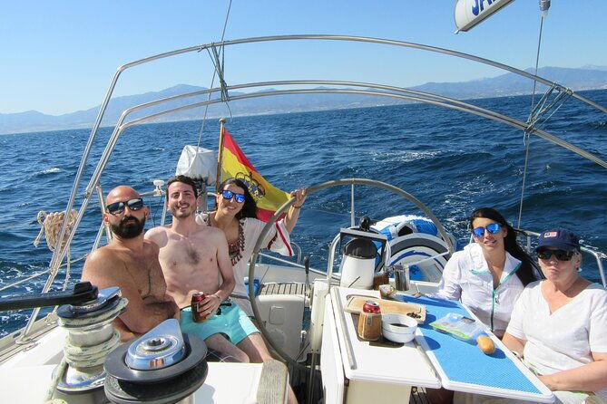 private-sailing-dolphin-experience-from-estepona-drink-food