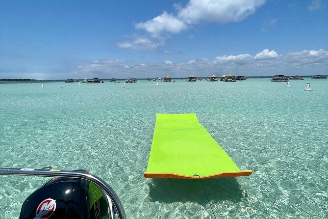 private-crab-island-pontoon-charter-with-inflatables