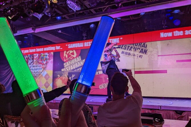shinjuku-tokyo-samurai-show-ticket-in-kabukicho-with-2-drinks