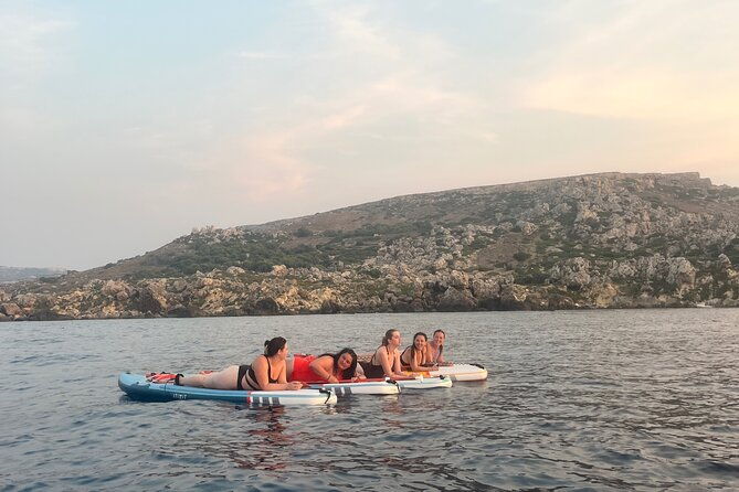 sup-sunset-paddling-to-ta-marija-caves