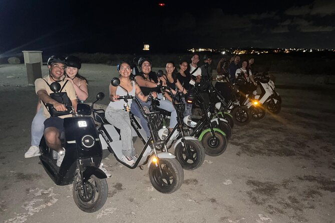 sunset-night-island-tour-in-aruba-on-electric-scooter