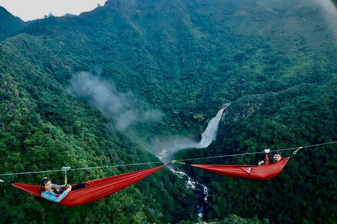 aerial-hammocks-zip-and-waterfall-trek-on-medellin-private-tour