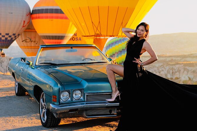 cappadocia-private-photo-shoot-with-flying-dress-vintage-car