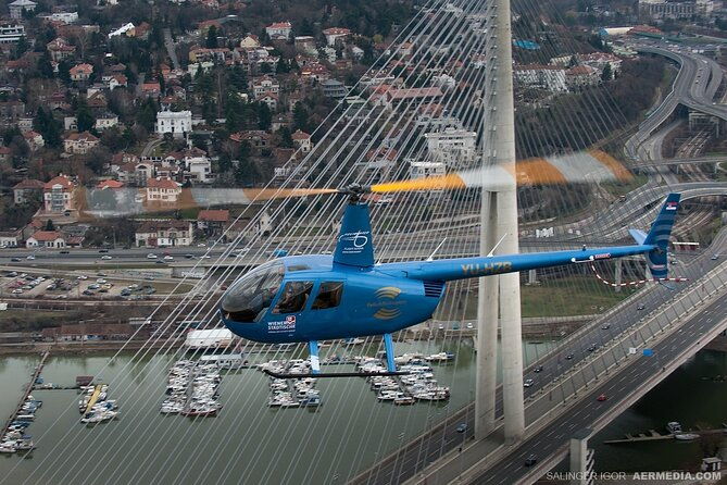 helicopter-flying-over-belgrade
