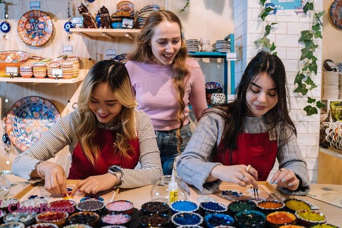 mosaic-art-classes-orange-county-turkish-lamp-workshop