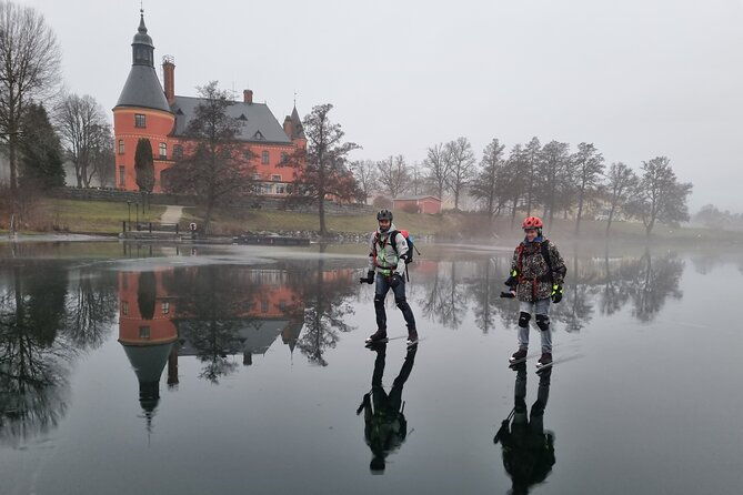 nordic-ice-skating-on-a-frozen-lake-in-stockholm