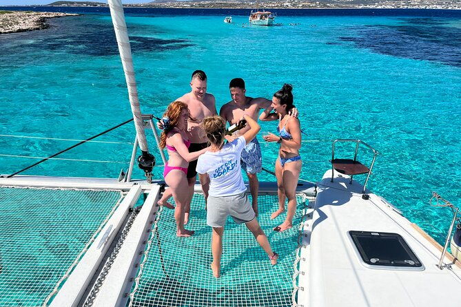 private-full-day-catamaran-cruise-from-paros-with-lunch