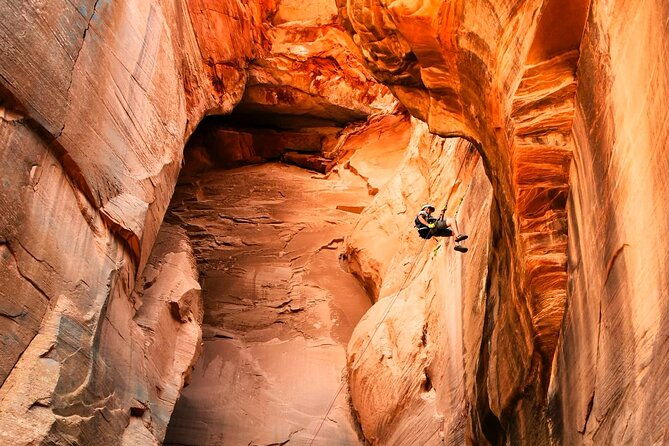 rappelling-through-rock-canyon-near-zion-national-park