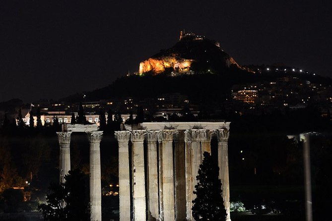 athens-by-night-driving-tour-highlights-and-dinner-time