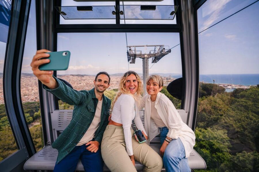 barcelona-e-bike-tour-with-montjuic-cable-car-boat-ride