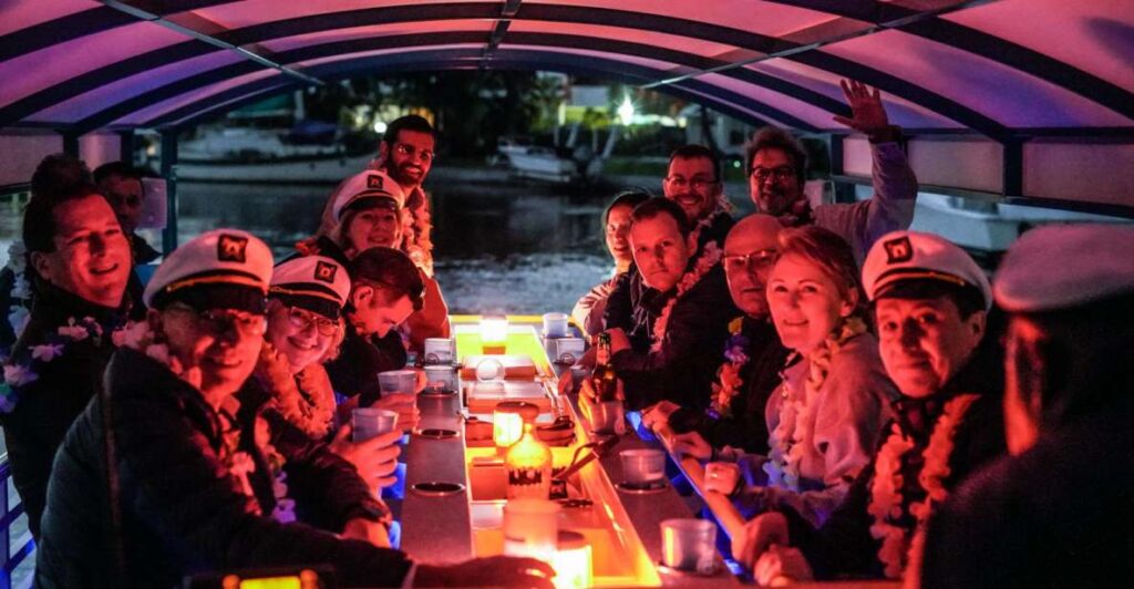 Clearwater Private Boat for 20: Evening Cruise+Dolphin Watch
