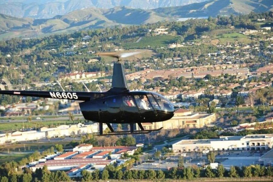 Los Angeles: Wine Tour at Fess Parker Winery by Helicopter