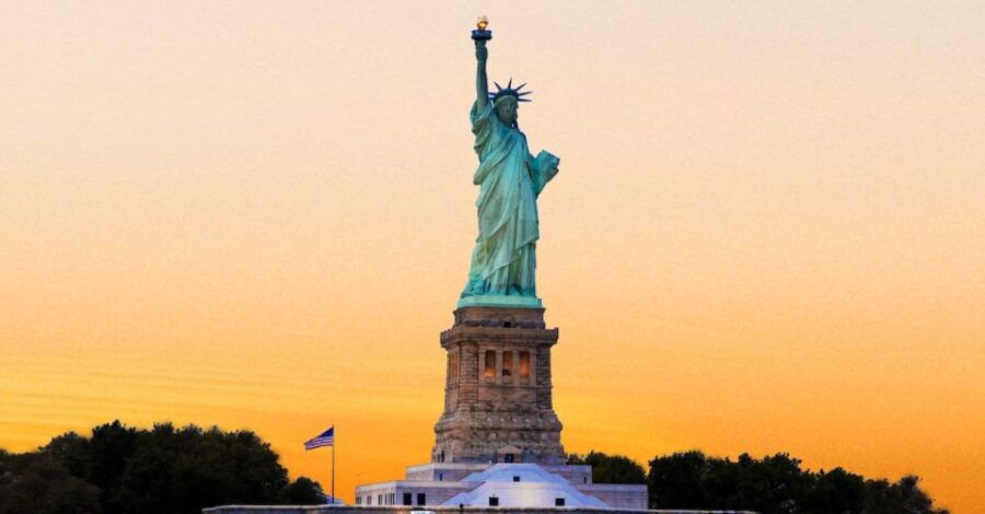 NYC: Statue of Liberty Sunset Cruise Skip-the-Line Ticket