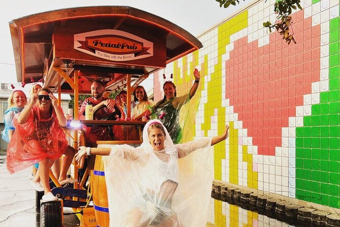 Private Bar Hopping Tour (For 8-15 People) on a Party Bike