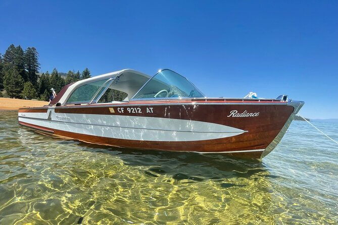 Private Lake Tahoe Tour on a Classic Wooden Boat With Captain (3 Hours)
