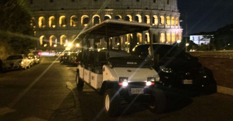 rome-2-hour-golf-cart-sightseeing-tour-at-night