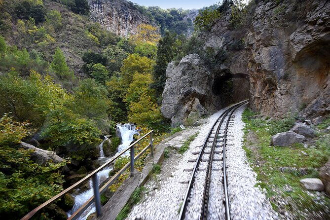 the-amazing-cave-lakes-train-ride-through-vouraikos-gorge-private-tour