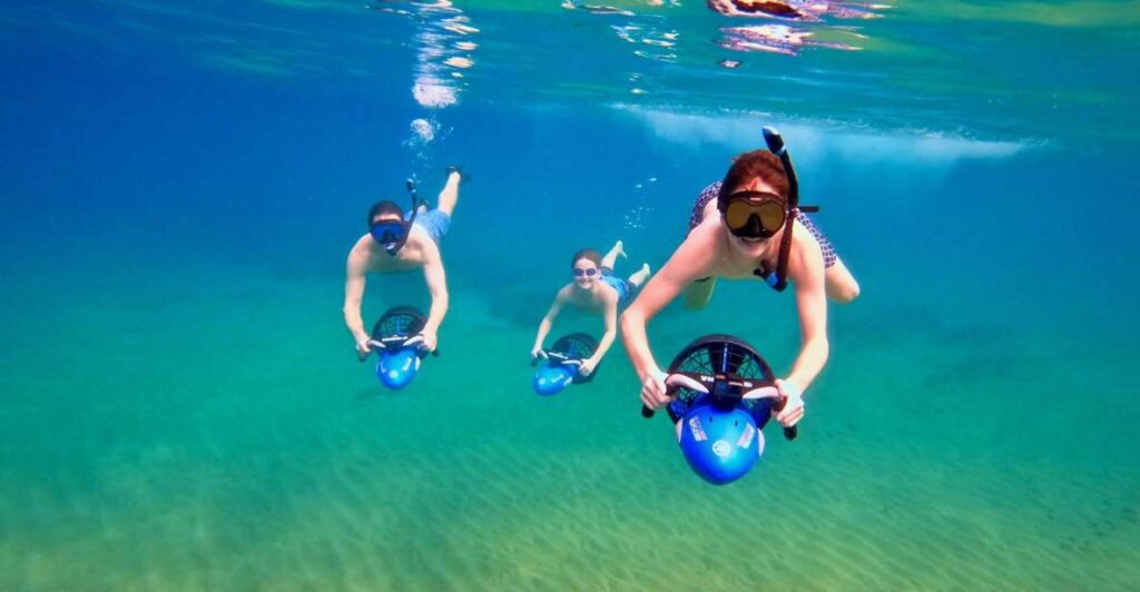 Wailea Beach: Guided Sea Scooter Snorkeling Tour