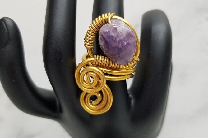 Wire Wrapping Gemstone Rings Class