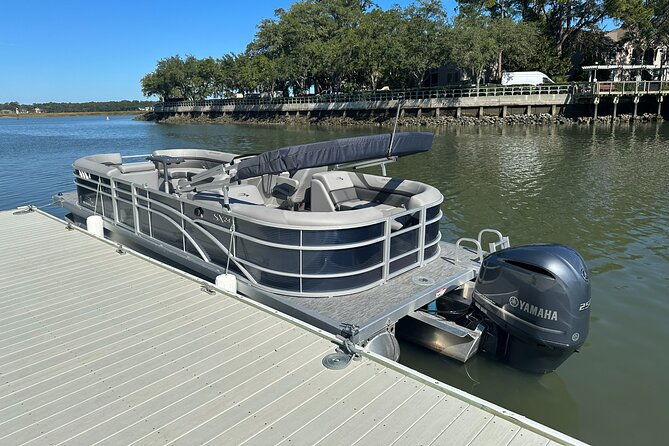 22-ft-luxury-pontoon-private-hilton-head-boat-rental-for-3-hours