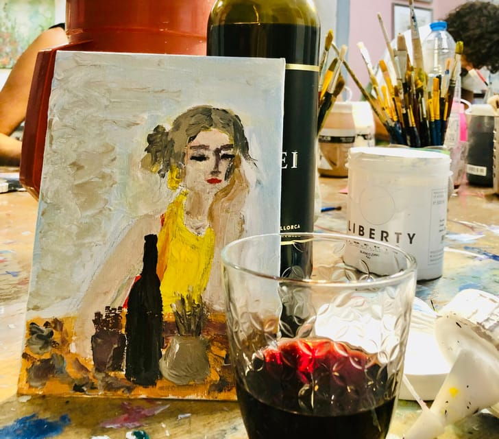 acrylic-painting-in-the-heart-of-palma-old-town