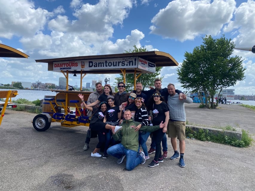 Amsterdam: Party Bike Tour With Beer